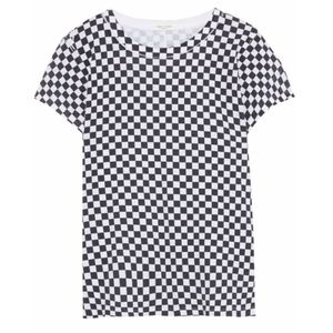 rag & bone Checked Pima cotton-jersey T-shirt